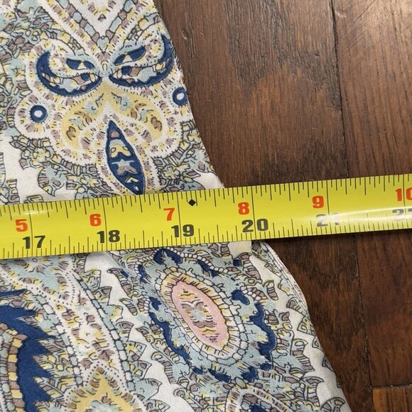 LOLA AUSTRALIA XS 100% Silk Slip Dress Nightie Lingerie Paisley Nightgown Neglig - Picture 14 of 16